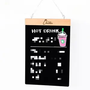 Double-Sided Erasable Hanging Whiteboard - Versatile Signage for Notices, Ads & Daily Display - Portable Message Board for Home, Office & Retail Use
