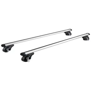 54" Aluminum Universal Roof Rack Cross Bars, Adjustable with Locks, 200 lbs Load