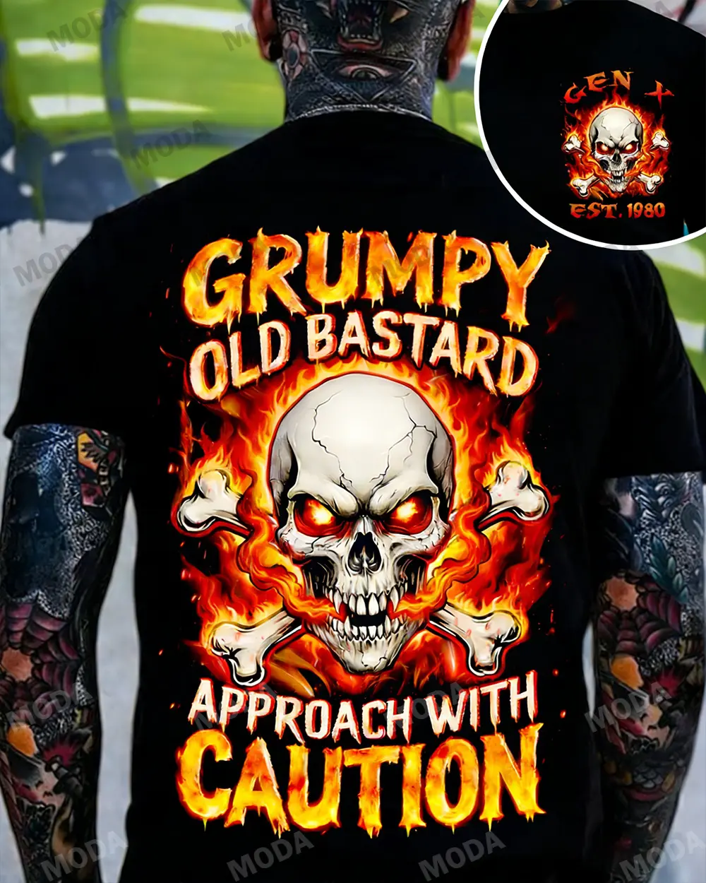 Chaosmoda Generation X Grumpy Old Bastard Custom Year Skull T-shirt Streetwear Breathable - TikTok Shop Chaosmoda Generation X Grumpy Old Bastard Custom Year Skull T-shirt Streetwear Breathable - TikTok Shop
