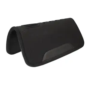 212 MAIN Vented Needled Wool Felt Equestrian Pad, Moisture-Absorbent with Synthetic Wear Leather Reinforcement, 31 x 32 in.