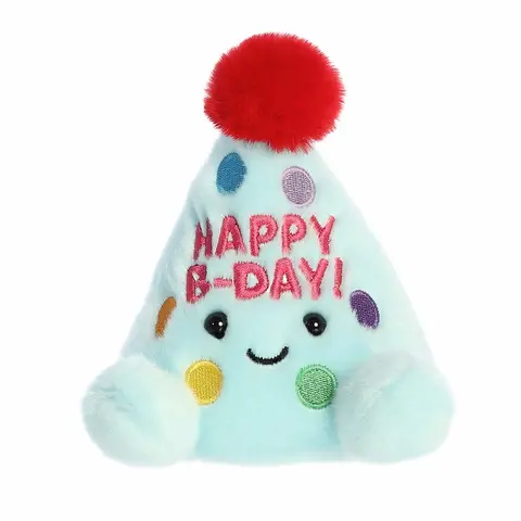 Palm Pals Adorable Viva Party Hat Blue Small Soft Plush Collectable Stuffed Animal