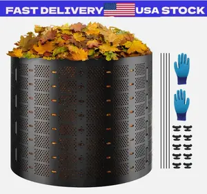 Garden Compost Bin 220 Gal/1000 L Outdoor Compost Bin Easy to Setup