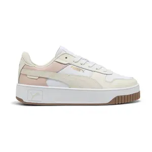 PUMA Womens Carina Street Platform Sneakers Shoes Casual - White