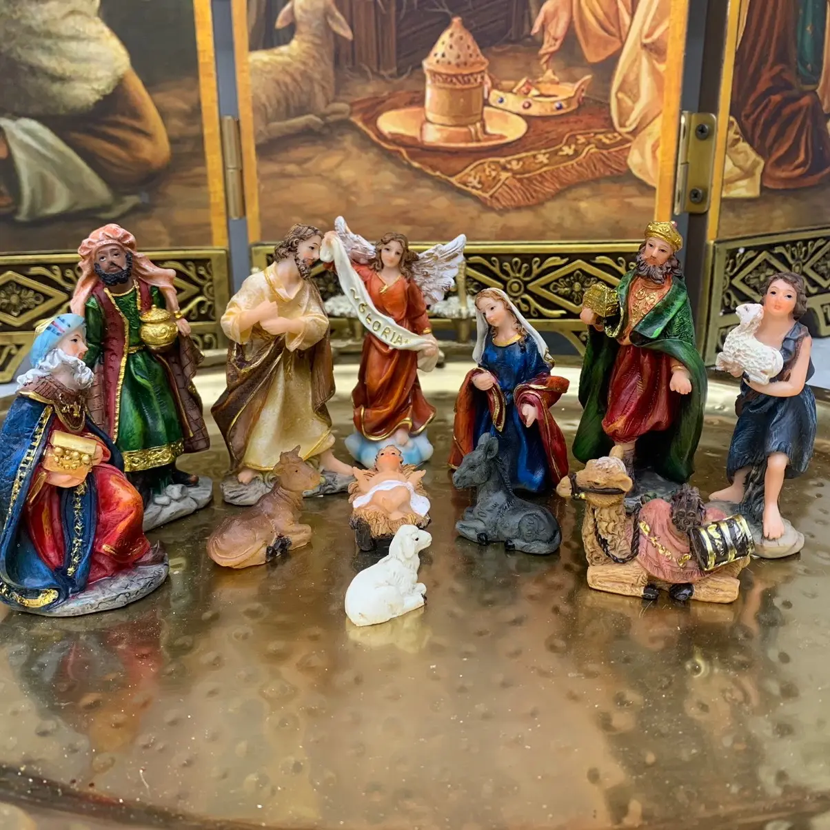 Christmas Nativity Set 4”H 6880 Christmas Nativity Set 4”H 6880