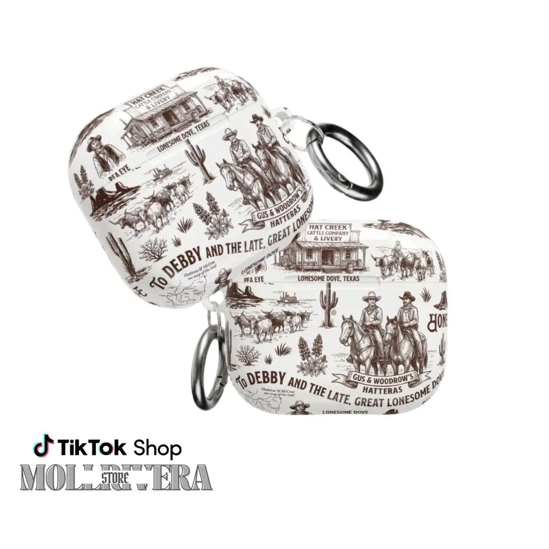 Lonesome Dove Gus Woodrow Western Movie Cowboy Present Gift Airpods/Airpods Pro/ Airpod Max