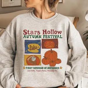 Stars Hollow Autumn Festival Sweatshirt, Fall Vibes, Gift For Fan, Gilmore Girls Movie, Fall Season
