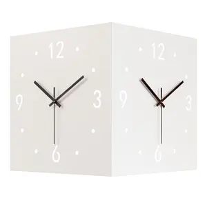 Corner  luminous sound-controlled double-sided wall  for living room creative simple gift wall decoration modern double-sided wall  without punching fashion hollow   Minimalist Hand Iron Pad luxury officetable plussizestatues wall remote resin    tea