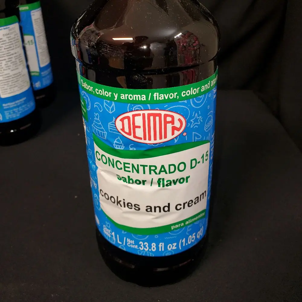 Concentrado:1L Cookies and Cream Flavor Extract