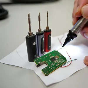 1pc, Kodoplus 510 Soldering Iron Kit, Adjustable Voltage USB-C Quick Charge Digital Display Rechargeable Soldering Iron, DIY Electronics Repair Tool