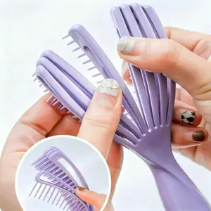 Anti-Static Hair Brush, Detangling Comb for Wet & Dry Hair, Suitable for Curly, Straight, Dense, Fine Soft Hair, Portable Beauty Tool, Hair Care Comb, Hair Styling Combs