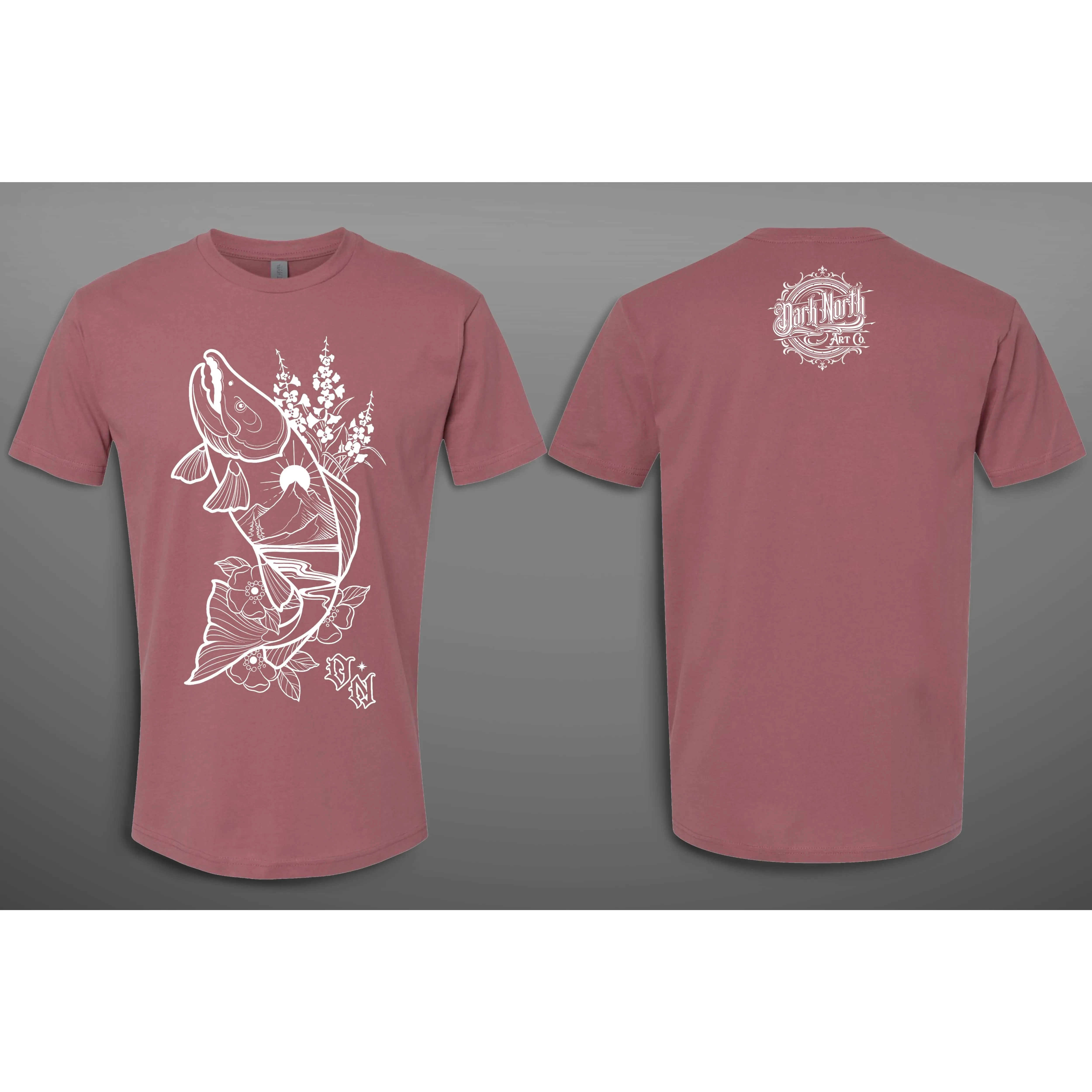 Summer Salmon T-Shirt Mauve