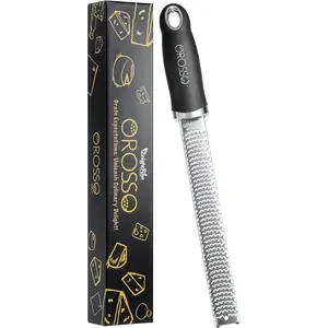 Black Multi-purpose Zester Grater for Lemon Cheese Ginger Garlic