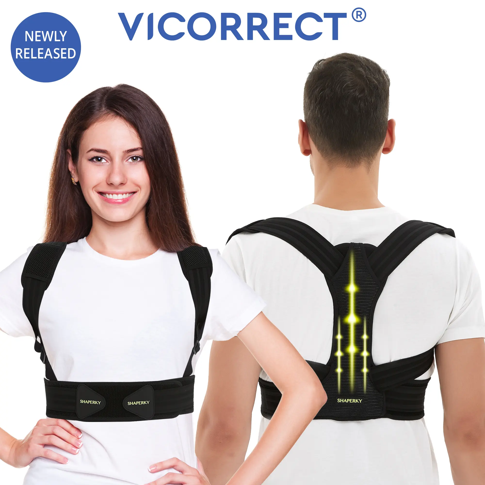 Dragon Bone Posture Corrector for Women and Men (Portable Series), Adjustable Upper Back Brace Healthcare Tool Support