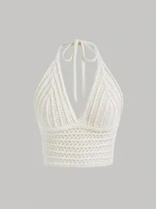 Womens Wavy Hem Cover Up Skirt | Geometric Knit Beach Vacation Summer Outfit