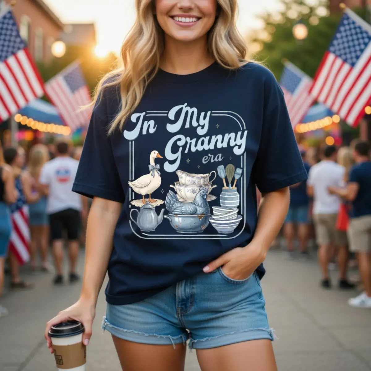 トップス Granny granny t shirt - TikTok Shop