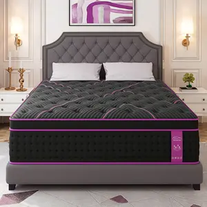 12/14 Inch Twin Full Queen King , Hybrid Memory Foam Mattress in a Box | Pocket Spring + Zoned Support | Soft and Comfortable, Pressure Relief, Medium Firmness, CertiPUR-US Certified(mattresses | queen size mattress | full size mattress)