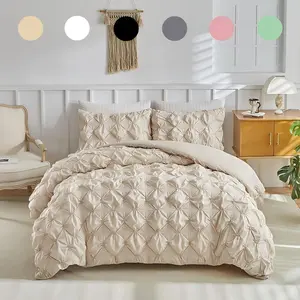 3D Floral Design 2/3 Piece Set for Elegant Bedroom Décor, All-Season Comforter Cover Set with Pillowcase, Includes Duvet Cover and 1/2 Pillowcase, Cozy Bedding Accessories