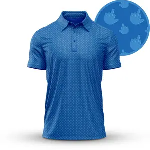 Birdie Finger Golf Polo Shirt – Funny Golf Shirt for Men, Lightweight & Stylish Golf Polo Gilf
