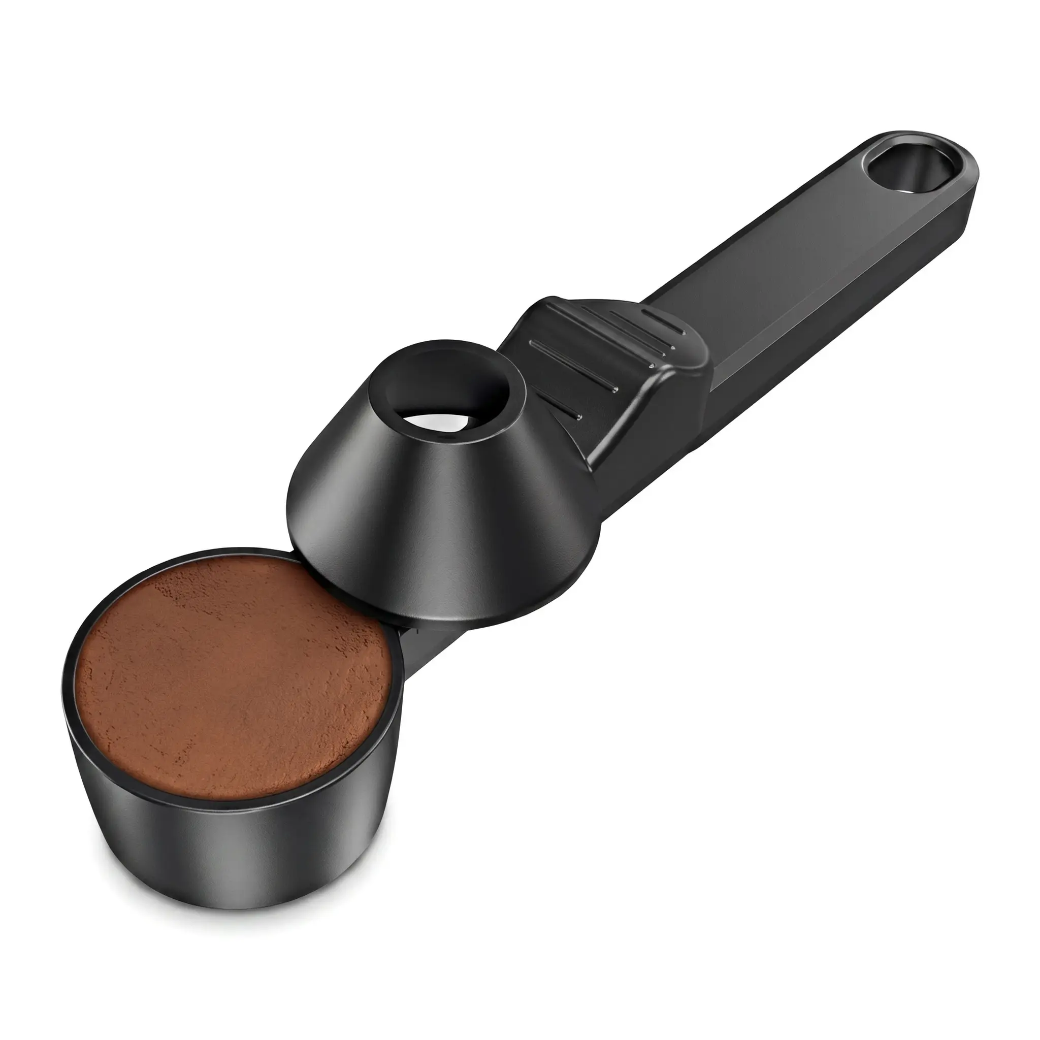Protein Powder Sliding Spoon,High Quality Funnel for Pre Workout Creatine Powder Formula,Coffee Milk Smoothie Chocolate Powder Kitchen Utensils, reusable K-cup refillable coffee capsules,Perfect Gift for Valentine's Day Anniversary Measure Handy