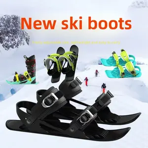 Mini Third Generation Ski Shoes Outdoor Snow Shoes Mini Ski Shoes Lightweight Wear-Resistant Integrated Ski Shoes