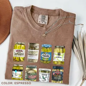 Comfort Colors Vintage Canned Pickles T-shirt, Pickle Shirt, Pickle Jar Tee, Foodie Shirt, Women Gift