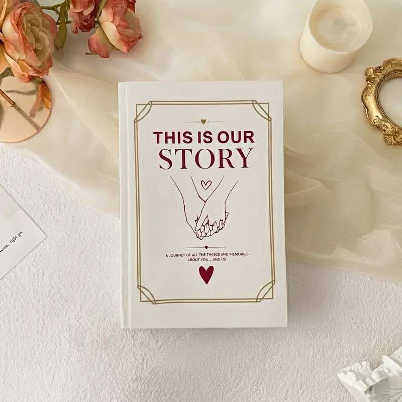Personalized Lover Edition Romantic Theme Notebook - Office Stationery Paper Book, Anniversary Journal, Journaling Notebooks for Couples, Documents Special Moments, Strengthens Bonds, "This Is Our Story-This Is Why You're Mine"