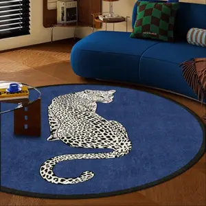 Animal Pattern Floor Mat, 1 Count Non-slip Soft Floor Carpet, Decorative Area Rug for Home Living Room Bedroom, Room Decor, Home Decor