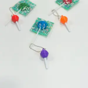 Lollipop Keychain – 3D Printed Candy Key Ring, Cute Bag Accessory, Gift for Sweet Tooths & Accessory Lovers