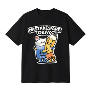 Cotton Oversized T-Shirt Unisex Funny Meme T-Shirt Graphic Print Casual Streetwear Tee
