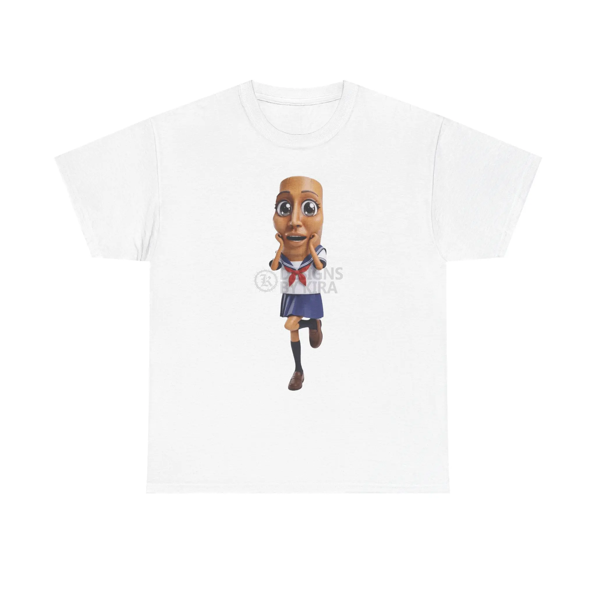 Tung Anime Girl Meme Tee, Sahur Viral Graphic Unisex Casual Top