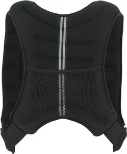 USA 20lb Weighted Vest for Strength Training and Running - Men and Women Workout Equipment - Soft and Slim Design - Backpack with Weights Included