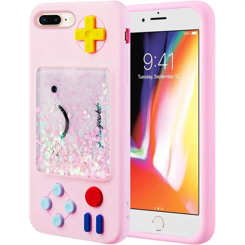 iPhone 8/7/6/6S Silicone Cartoon Soft Funny Cover Case 5.5 Inch Durable Casing for Protection and Unique Design Aesthetic