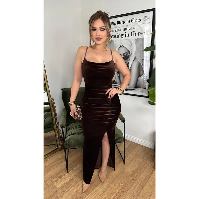 Pretty lavish knit midaxi dress - TikTok Shop