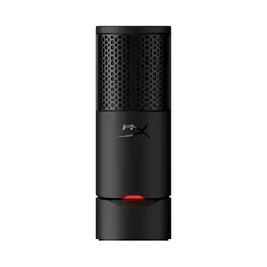 HyperX SoloCast 2 – Gaming USB Condenser Mic for PC, USB-C to USB-A, Built-in Pop Filter, Internal Shock Mount, Plug and Play, 24-bit / 96kHz, Compact Tiltable Stand, Audio Filter Adjustment with HyperX NGENUITY Software