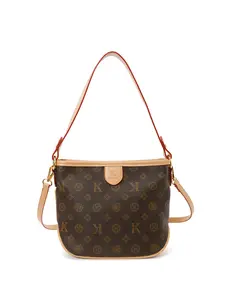 Vintage Print Bucket Bag for Women, Large Capacity Shoulder Crossbody Bag, Adjustable Strap Purse, Durable and Scratch-Resistant, Perfect for Daily Use, Versatile Shoulder Bags, Casual Crossbody Bags