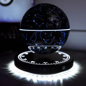 MAGECMOON Magnetic levitation technology sense constellation ball lamp globe ornaments living room office decoration for boyfriend children's Christmas holiday gift creative levitation ball novelty lamp