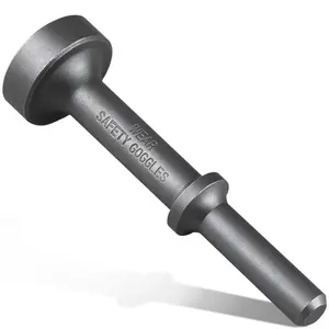 Smoothing Air Hammer Bits Tool, 31982 Chrome Molybdenum Steel Pneumatic Chisel, 0.4" Shank Air Hammer Attachments to Remove Rusted Bolts, Nuts Automotive Suspension Parts, Heavy Duty Metalwork