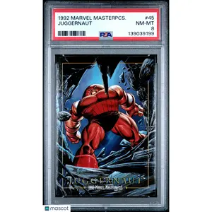 1992 Marvel Masterpieces Juggernaut #45 PSA 8