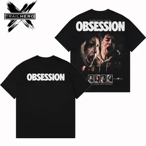 TRAIL HERO - Obsession 2026 V2 Premium Acid Washed Hoodie T-Shirt,Obsession Horror Movie T-Shirt Hoodie, Character Horror Film Fans Shirt, Horror Film Washed Shirt