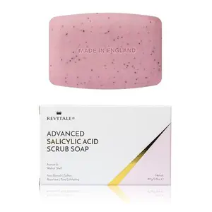 Advanced BHA Salicylic Acid Scrub Soap – Exfoliating Bar for Face & Body, Deep Pore Cleanser, Anti-Blemish, Skin Softening