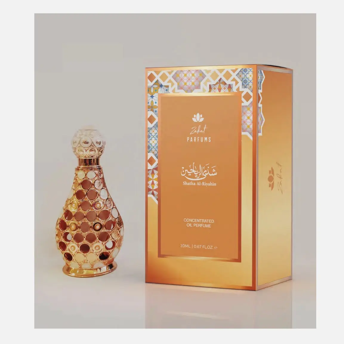 Zakat Shatha Al Riyahin Attar Oil 20 ml | Alcohol-Free Unisex Perfume Oil with Floral, Fresh & Musky NotesZakat Shatha Al Riyahin Attar Oil 20 ml | Alcohol-Free Unisex Perfume Oil with Floral, Fresh & Musky Notes