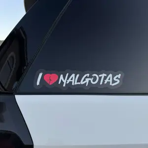I love Nalgotas Color Sticker - Many Sizes for Vehicle Exterior Decoration Truck Car Decal