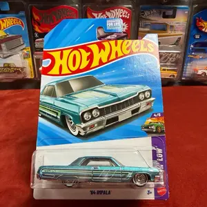 Hot Wheels '64 Impala Super Treasure Hunt with Protector
