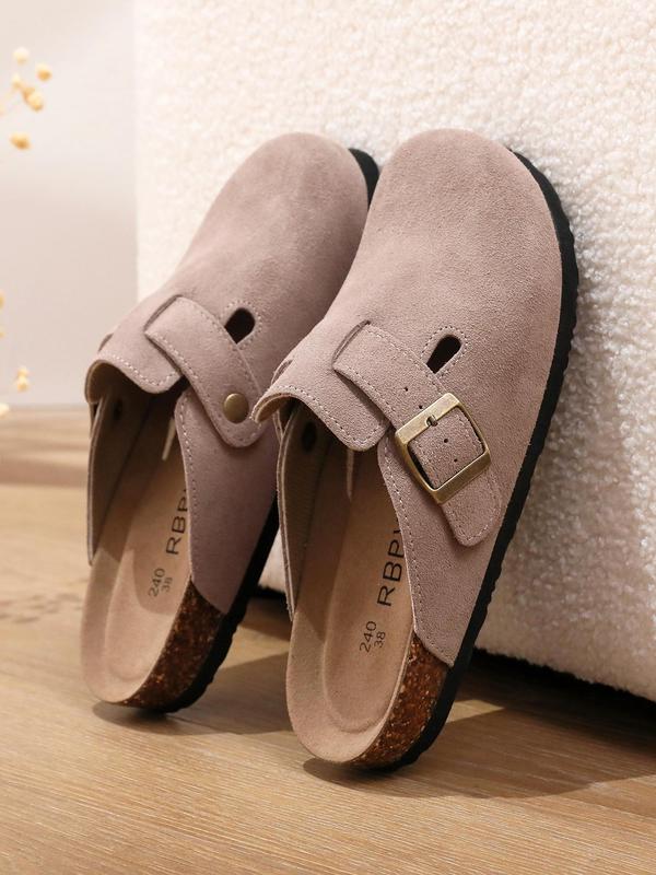 Suede Clogs For Women And Men  with Arch Support-Stylish Leather Mules for Men and Women, Comfortable Potato Shoes with Arch Support for All-Day Comfor