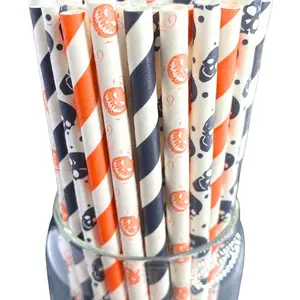 Halloween Mix Paper Straws