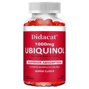 Didacat Ubiquinol Health Supplement,Supports Heart Health and Cardiovascular Health,120 Capsules