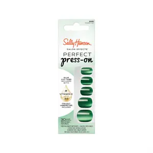 Sally Hansen Salon Effects Perfect Press-On Nails, Non-Damaging, Easy to Apply, Tabs & Glue Included