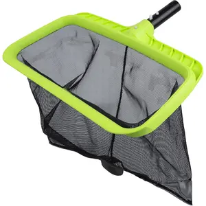 Swimming Pool Leaf Skimmer Net,Reinforced Frame Deep Rake Net