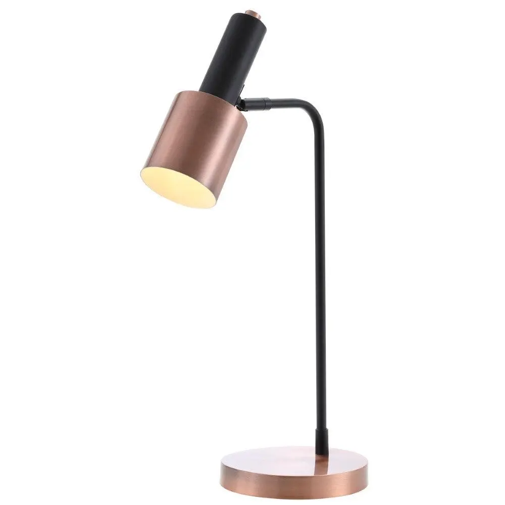 JONATHAN Y Peacock Contemporary LED Torchiere Floor Lamp - Compact Mid Century Modern Light Decor, Desk Lamps Alternative for White Interior Living Room, Bedroom Home Improvement Lighting, Led Floor Lamp