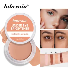 Lakerain Under Eye Concealer, 1 Count Under Eye Brightener, Luminous Eye Corrector & Color Corrector for Dark Circles, Hydrating Formula with Hyaluronic Acid & Shea Butter, 4 Shades For All Skin Tones, Perfect Gift for Beauty Lover